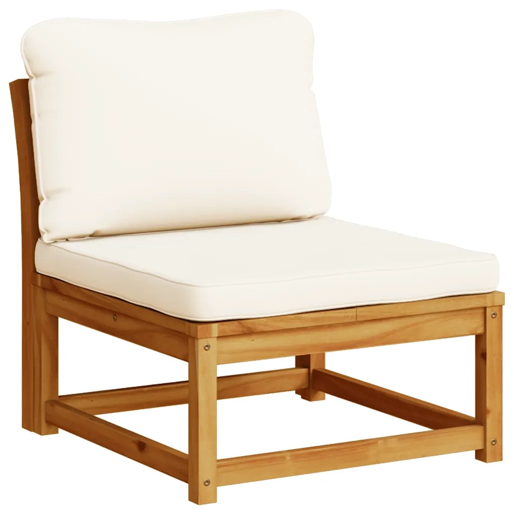 Set Salotto da Giardino 5 pz con Cuscini Legno Massello Acacia 3214302