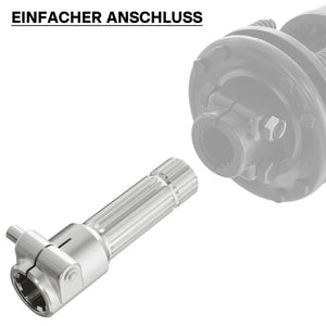 Boccola albero cardanico 160mm Attacco scanalato 8-32x38x6 per albero uscita 1 3/8" 21D Trattore