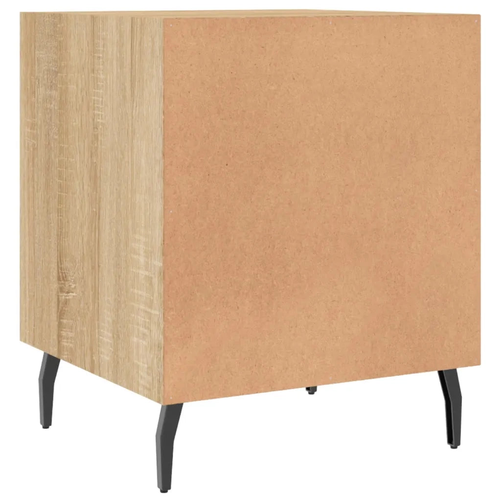 Set di 2 Comodini | Armadio da Notte | Mobiletto da notte Rovere Sonoma 40x40x50 cm in Legno Multistrato