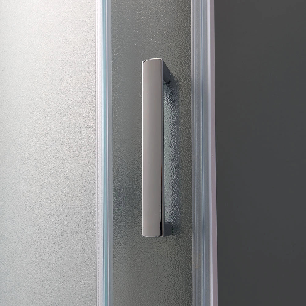 Box doccia semicircolare 80x80 cm cristallo opaco