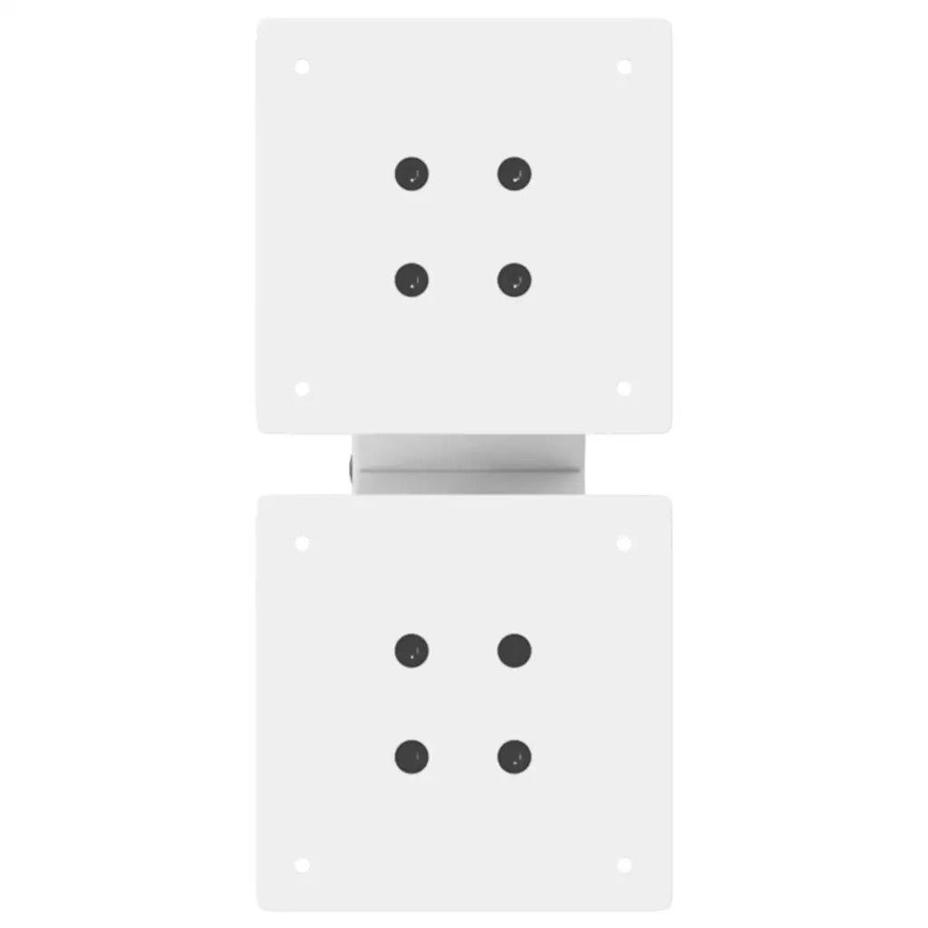 Gambe per Tavolino da Caffè a Forma di X 2 pz Bianche 40x(30-31) cm Acciaio 4012933