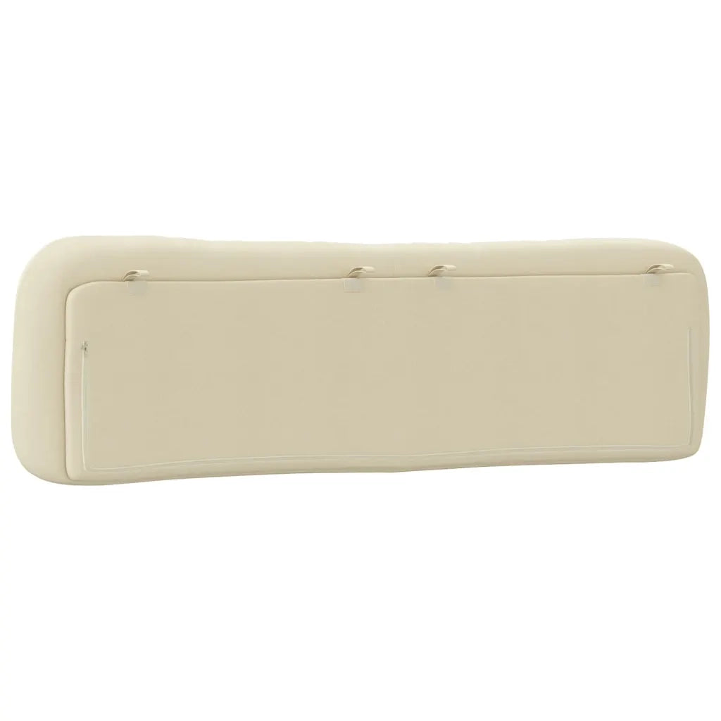 Cuscino Testiera Hvar Crema 180 cm in Tessuto 374605