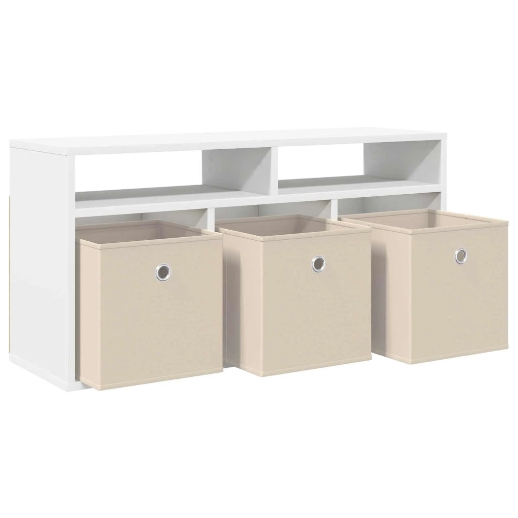 Lowboard con cassetto Bianco 87 x 27,5 x 43 cm CFW5749166