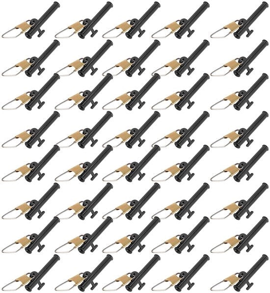 Accessori per pesca in bulk da 40 pezzi - Regolatori di profondità - Viti metalliche - Apparecchiature di presentazione - Organizzazione - Rotazione stabile - Accessori per pesca