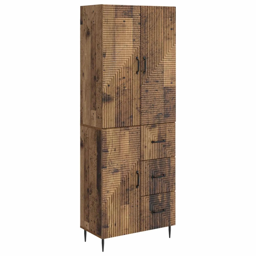 Set di armadi 2 pcs Legno antico 66 x 34,5 x 89,5 cm