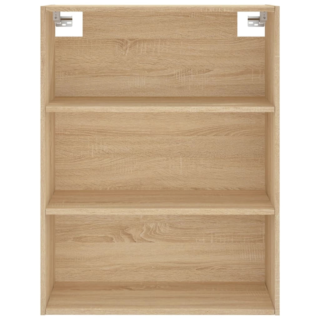 Buffet credenza cassettiera armadio mobile contenitore organizer cucina soggiorno salotto rovere Sonoma alto 69,5 x 34 x 180 cm legno ingegnerizzato marrone 02_0034124