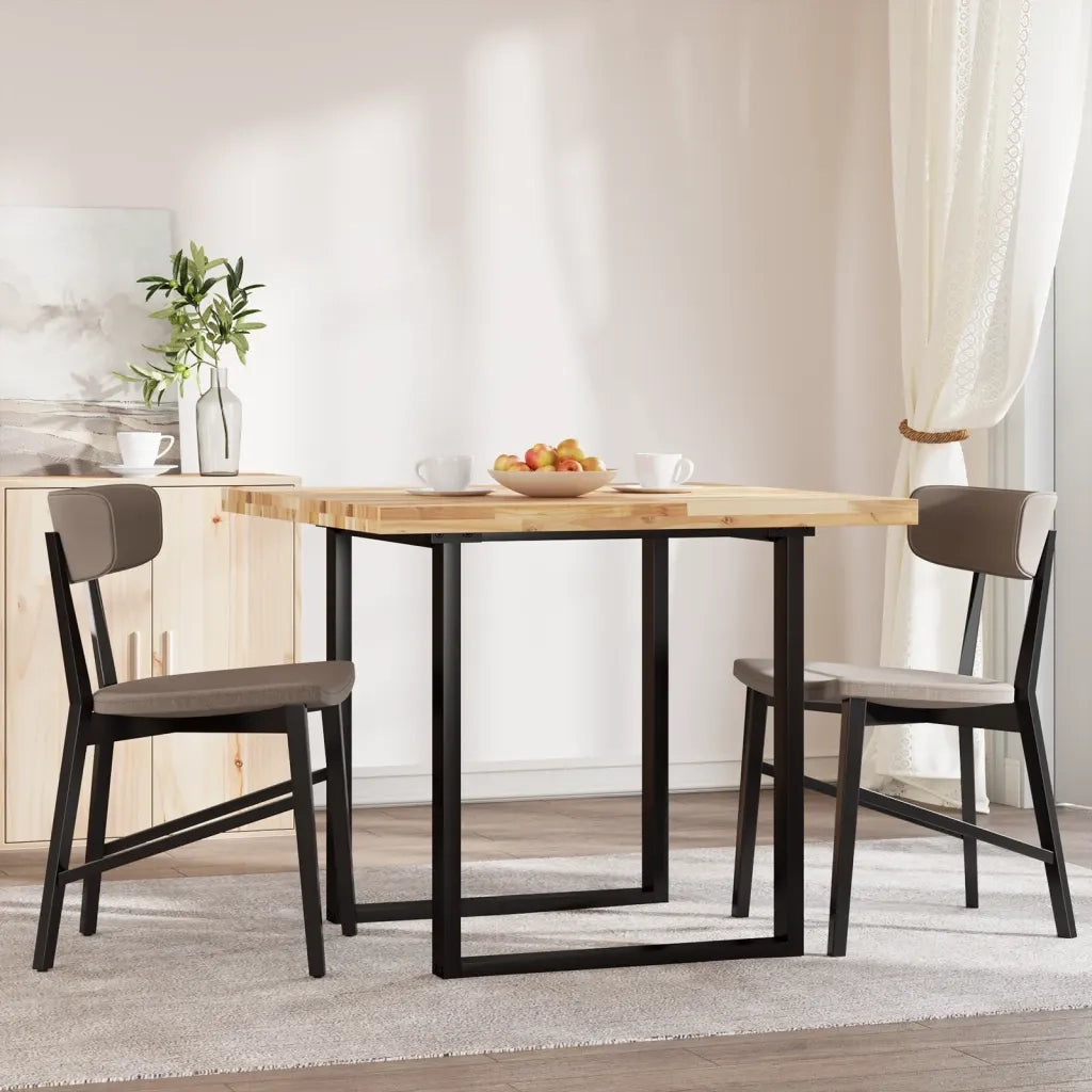 Piano Tavolo | Superficie Tavolo | Piano Scrivania Quadrato 90x90x4 cm in Legno Massello di Acacia