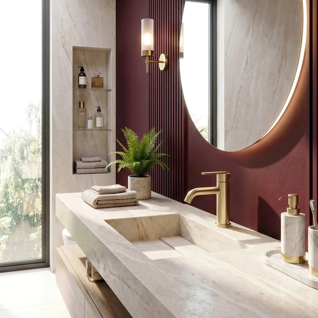 Rubinetto Da Bagno Rea Ontario Brush Nickel