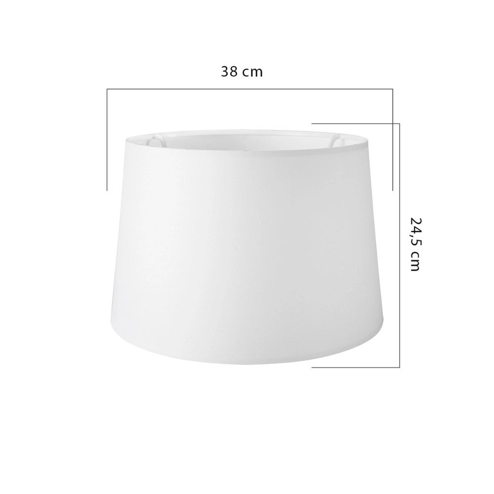 Lampada da terra nera 38x24.5 cm