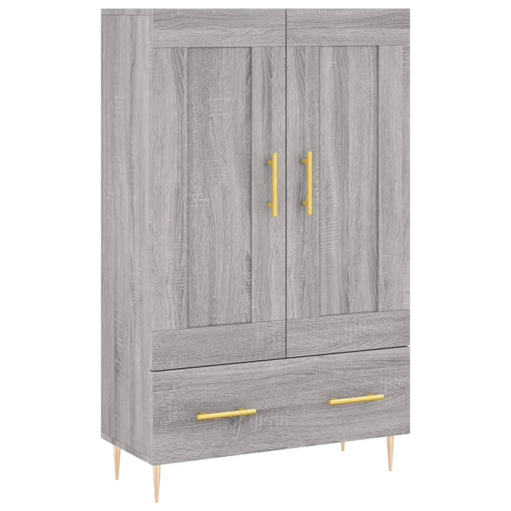 Credenza-Buffet-Armadio da cucina Grigio Sonoma 69,5x31x115 cm in Legno Multistrato 306558