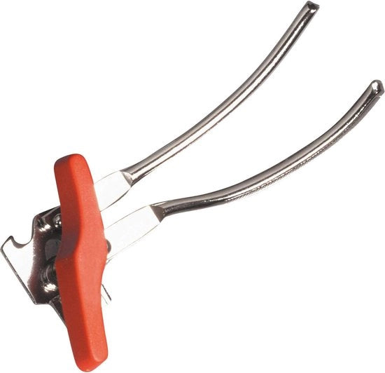 Bilancia per bottiglie, con apripetali, Lunghezza: 15,5 cm, Acciaio/plastica, Bilancia Winner, Argento/Rosso