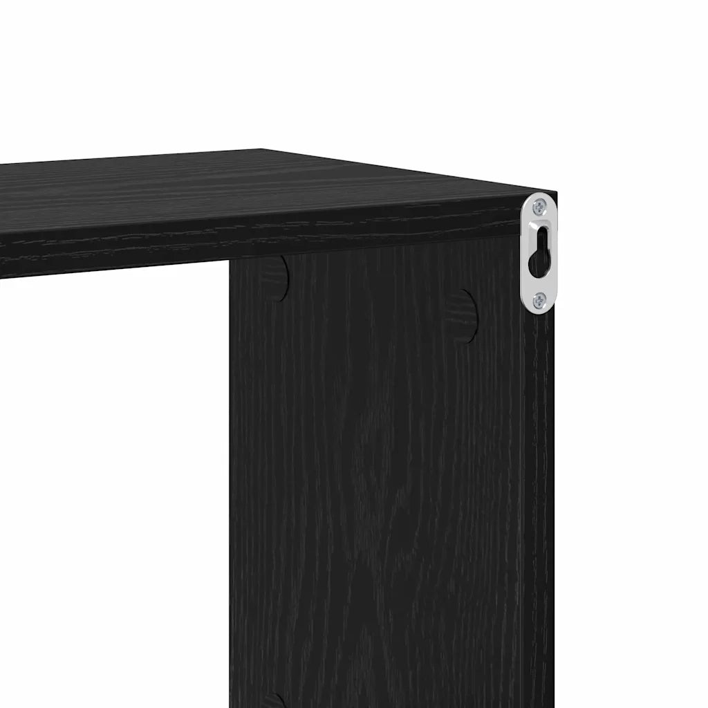Scaffale da parete A parete Nero Legno ingegnerizzato 869197