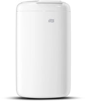 Contenitore di Rifiuti 5 Litri - Scatola dei Rifiuti Piccola - Lavorazione Igiene - Design Ovale Compattato - 19x16x33.8cm - Bianco
