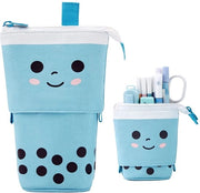 Etui 2-in-1 con cerniera, etui e tappeto per penna, etui per ragazze, etui in piedi, etui telescopico
