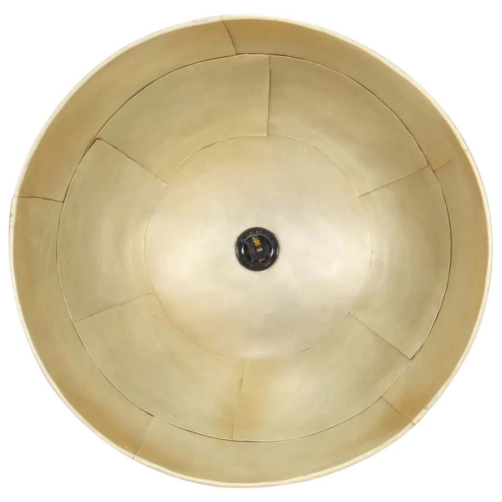 Lampada Industriale Vintage 25 W Ottone Rotonda 41 cm E27 320542