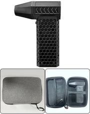 Pulizia dell'aria con compressore per ventilatore, ventilatore manuale senza fili, motore senza asse, diffusore di aria compressa, portatile, elettrico, super adatto per una pulizia efficiente di giardino e auto.