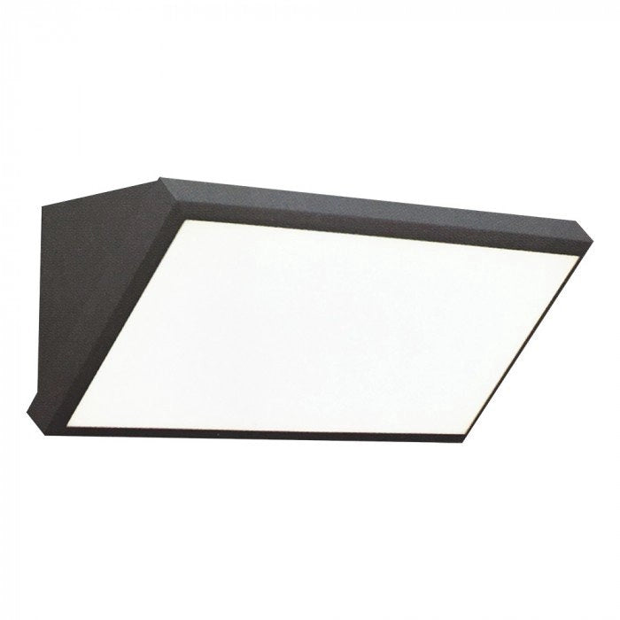 Plafoniera Lampada LED da Muro Angolare 12W Colore Grigio 6400K IP65 SKU 218235
