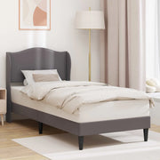 Struttura del letto con testiera Grigio 90 x 190 cm Similpelle 42027837