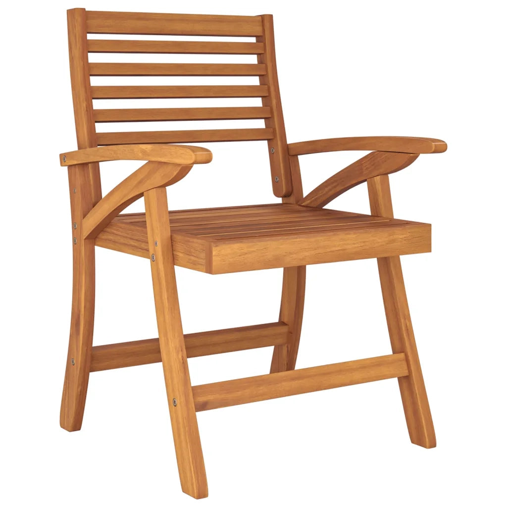 Set da Pranzo per Giardino 5 pz in Legno Massello di Acacia 3156856