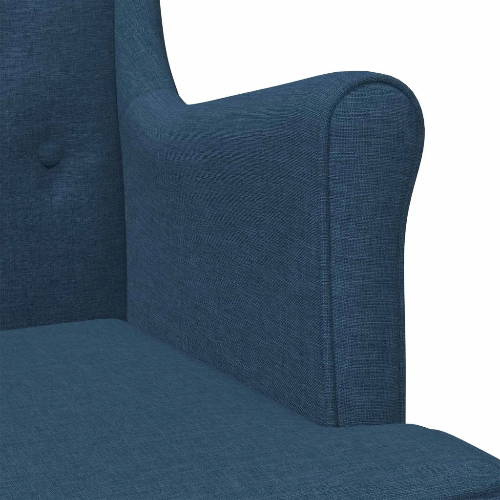 Poltrona | Sedia Relax Blu Tessuto