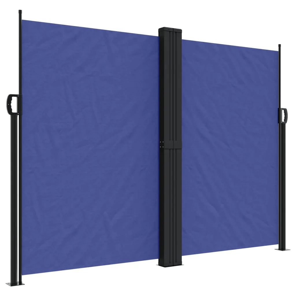 Tenda da Sole Laterale Retrattile-Tenda parasole per balcone per giardino Blu 180x1200 cm 194937