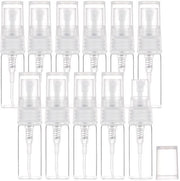 Mini-bottiglie da spruzzo 40 pezzi - 3 ml - Navighiabile - Flacone di profumo - Vetro trasparente - Coperchio in plastica - Nebbia fine - Flacone di profumo