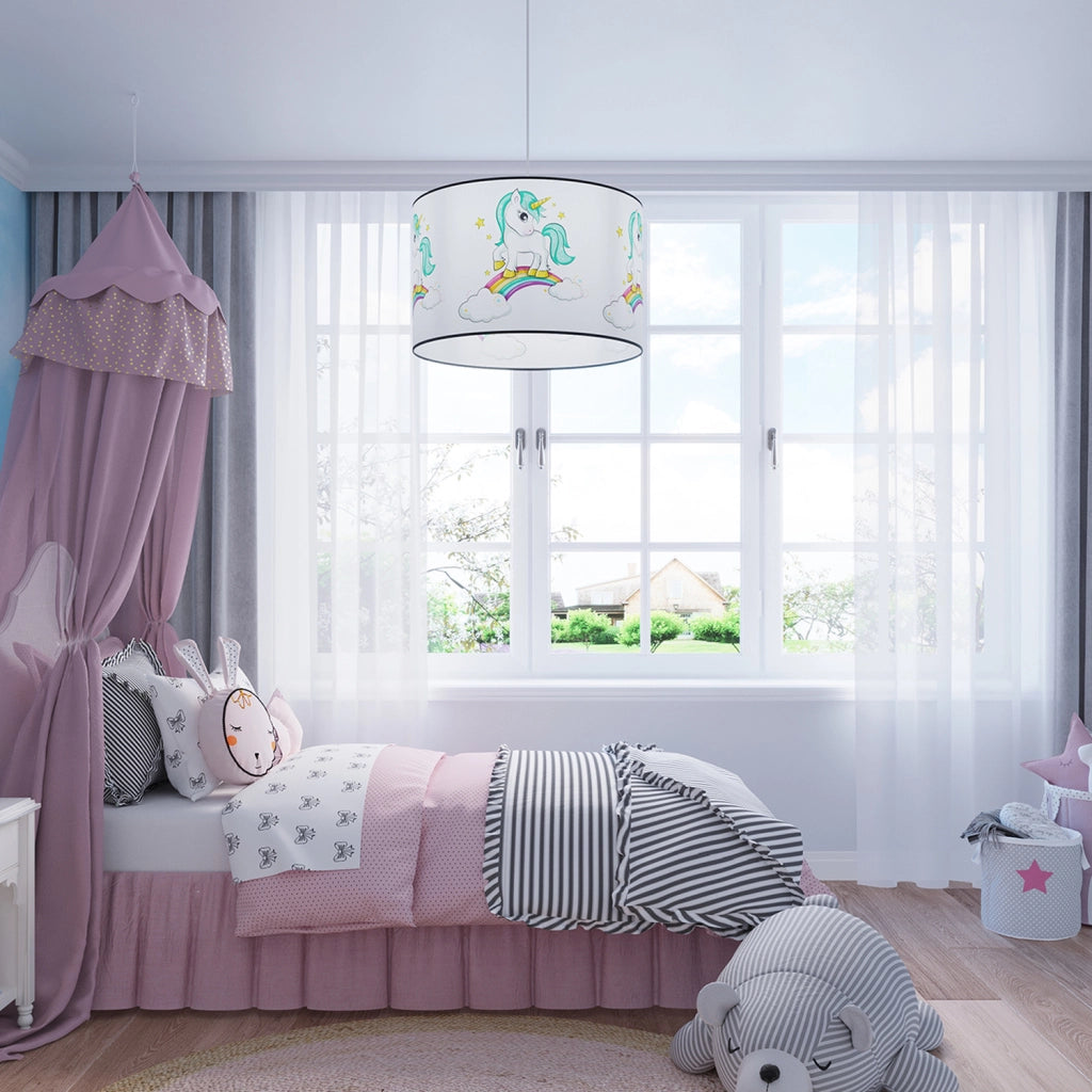 Lampada a sospensione bimbi Unicorn Ø30 E27 15W Pure Lume