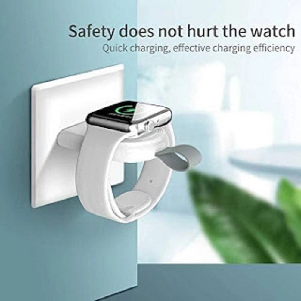 Trade Shop - Caricabatteria Wireless Portatile Magnetico Usb Per Watch 1 2 3 4 5 2a Jjt-847 -