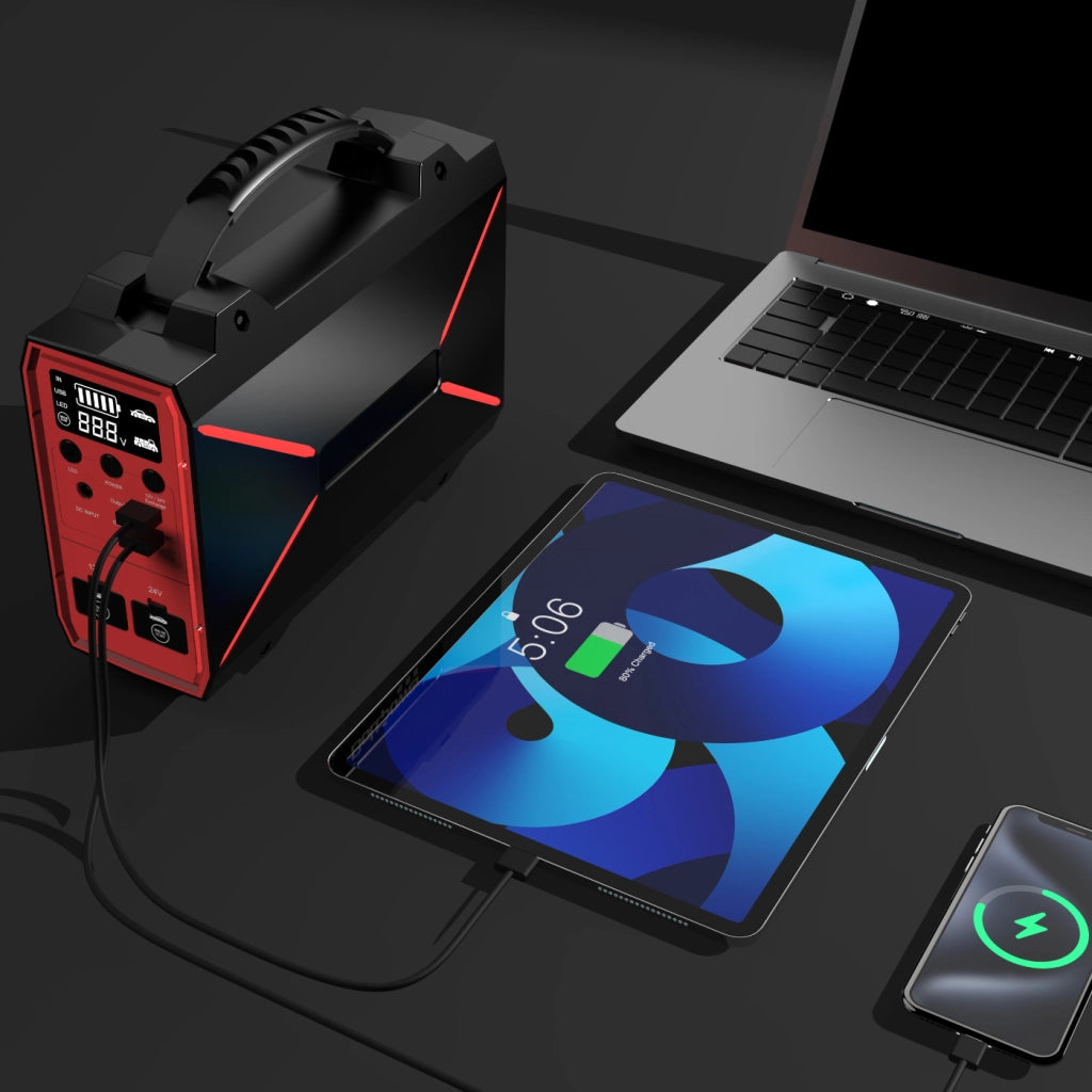 Alcapower Avviatore d'emergenza Professionale 12-24V 4000A con Power Bank 42000mAh e Torcia LED Integrata per Veicoli Pesanti e Leggeri