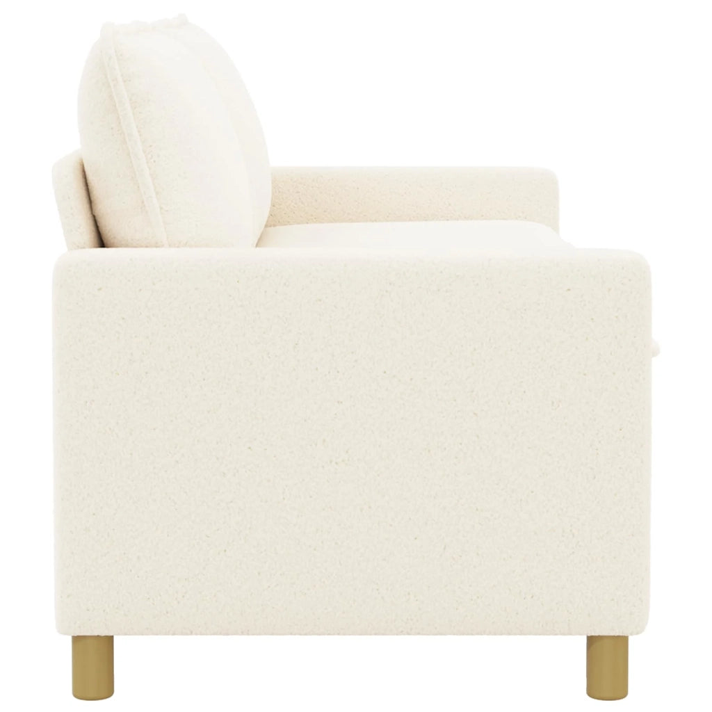Divano Crema 156 x 81 x 87,5 cm Tessuto