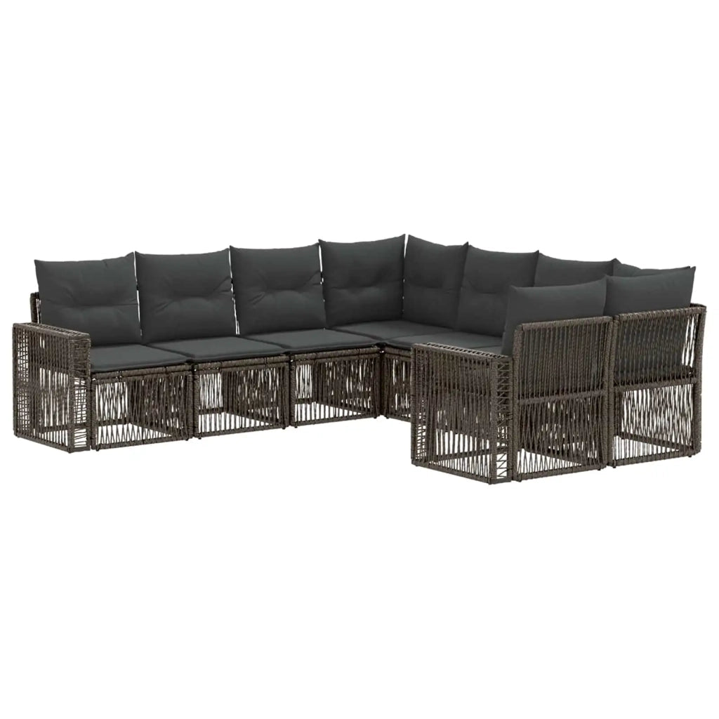 Set Divano da Giardino 8 pz 8-Numero di posti 3435317