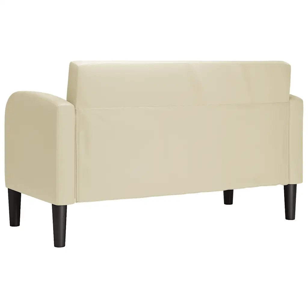 Divano Divanetto Crema 110 cm in Similpelle 4100537
