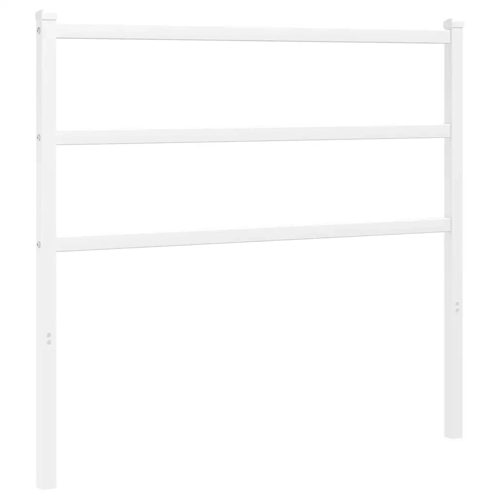 Testiera in Metallo Bianco 107 cm