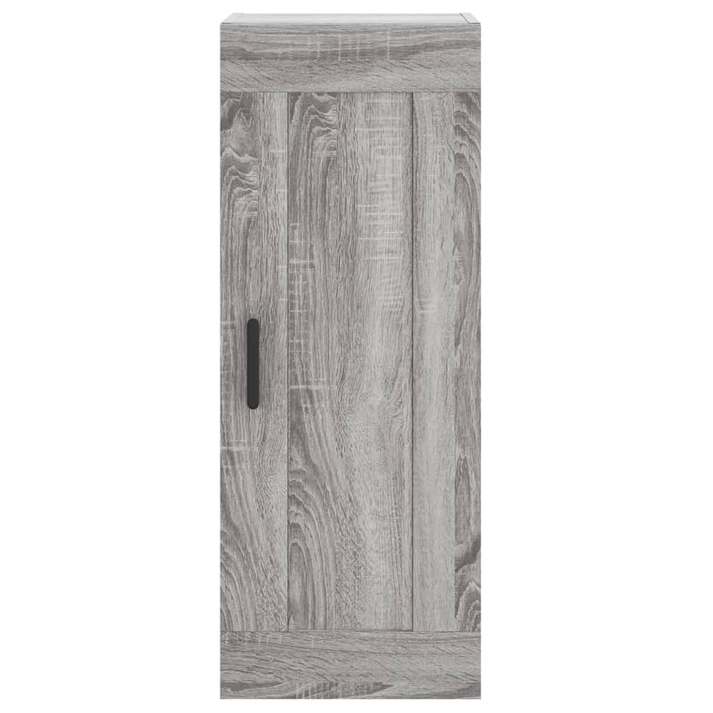 Buffet credenza cassettiera armadio mobile contenitore organizer cucina soggiorno salotto rovere Sonoma alto 34,5 x 34 x 180 cm legno ingegnerizzato grigio 02_0035228