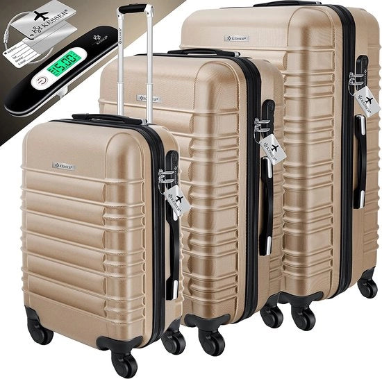 Set di Bagagli da Viaggio, Trolley Leggero da 4 Ruote per Bagagli da Cabina di Viaggio