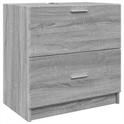 Mobile Lavabo | Armadio Lavabo Grigio Sonoma 59x37x59 cm in Truciolare