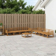 Set di divani da esterno 9 pcs Naturale 3382447