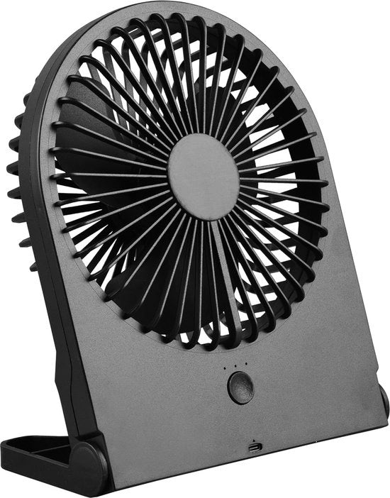Ventilatore da tavolo - Ventilatore da supporto - velocità di flusso d'aria - Funzione di inclinazione - Ventilatore da scrivania - USB