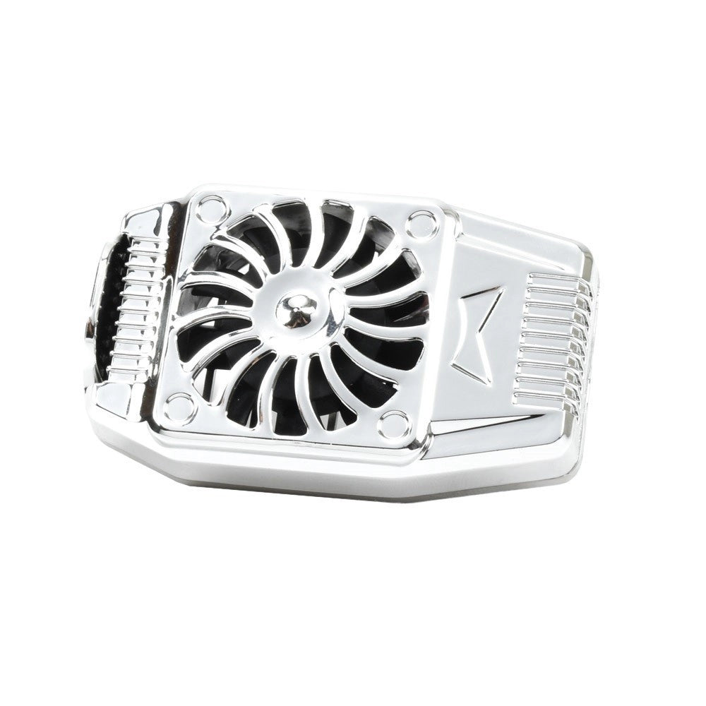Trade Shop - Ventola Di Raffreddamento Qcl13 Usb Led Blu 5v Ventola Supporto Per Smartphone -