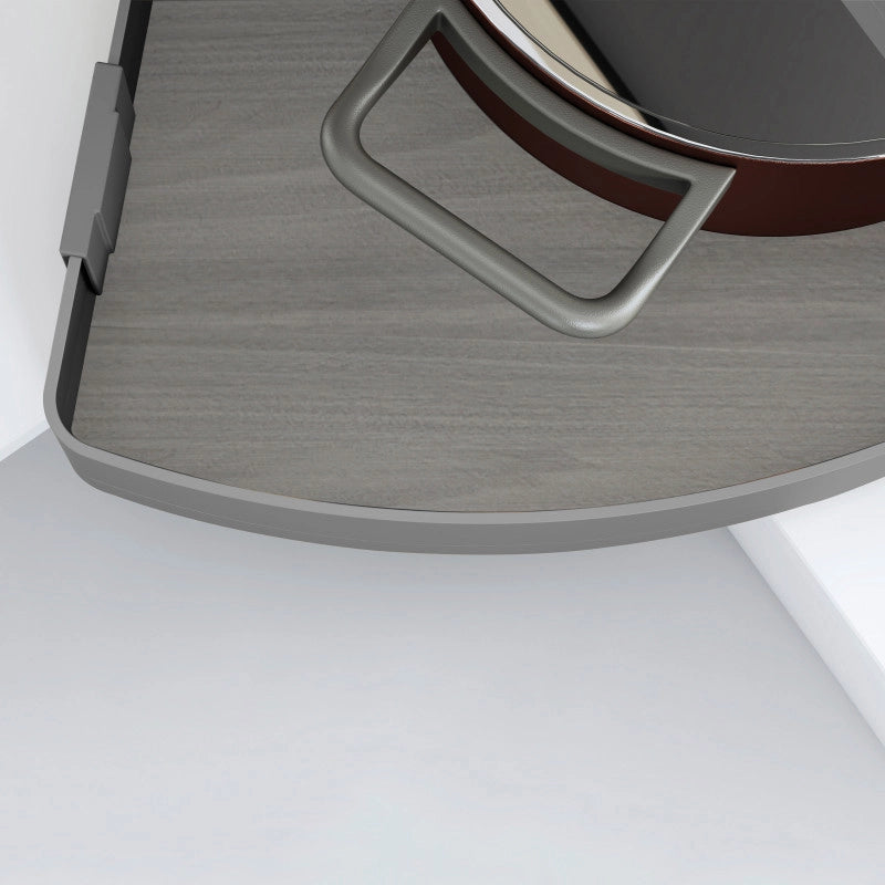 Carrello estraibile con cestelli e accessori Harmony con chiusura soft, Modulo larghezza 300mm altezza 700mm, Acciaio