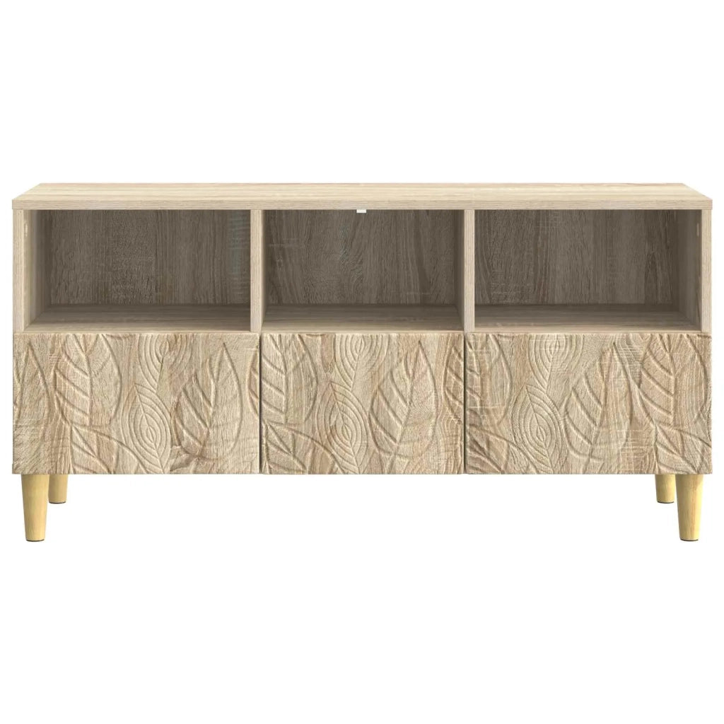 Mobile TV 102 x 34,5 x 50 cm Rovere Sonoma Legno ingegnerizzato
