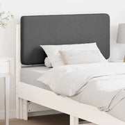Testiera imbottita Bianco e grigio chiaro 80 cm Pino massello 880097