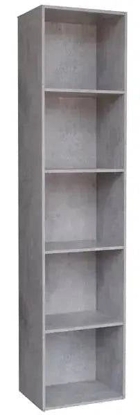 Libreria componibile cm.42x29x89h rovere nord