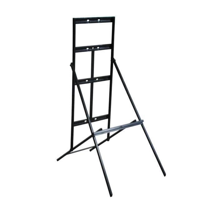 3G Cavalletto per Cartelli Stradali Acciaio Verniciato Circolari 60 cm Triangolari 90 cm Norme Ministeriali h 130 cm 4 Kg