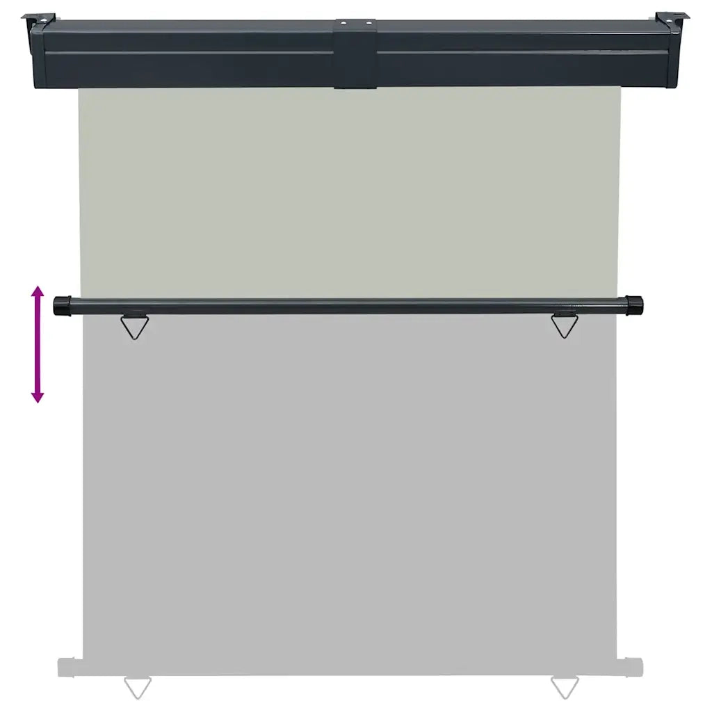 Tendalino Laterale per Balcone 165x250 cm Grigio 48434