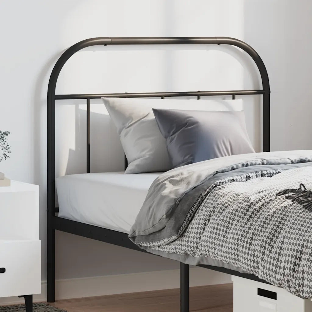 Testiera | Testata di Ricambio in Metallo Nero 100 cm