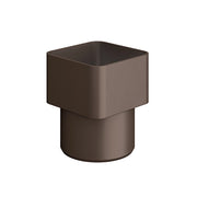 ADATTATORE DA TUBO QUADRO A TONDO- Diam. 80x80/80 Marrone- FIRST- pezzi 1