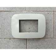 Trade Shop - Placca Placchetta Placchette Compatibili Per Serie Axolute Bticino Colorate Fori - Grigio -7 Fori     -