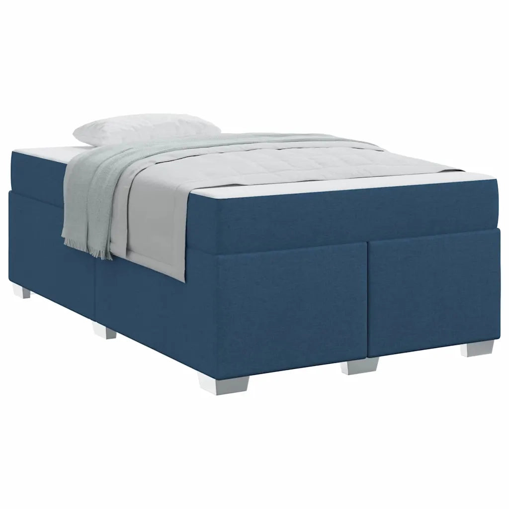 vidaXL Struttura del letto Blu 120 x 200 cm Tessuto