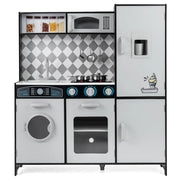 Cucina giocattolo per bambini 91 x 30 x 102 cm con effetti sonori e luminosi stile moderno MDF grigio 20_0018825